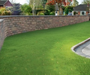 Curved Brick Wall